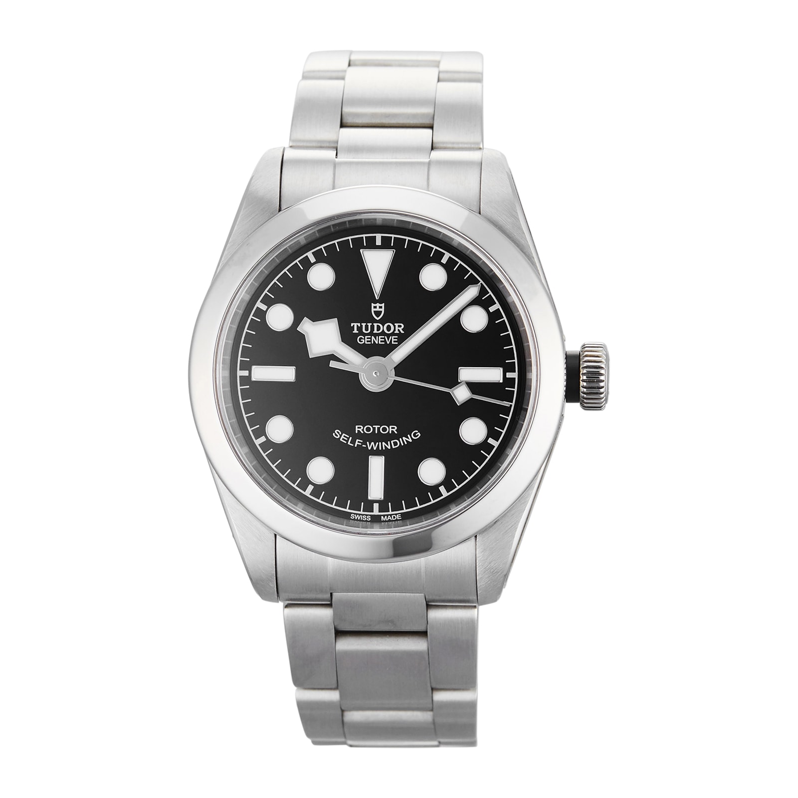 Tudor black shop bay 32 ladies