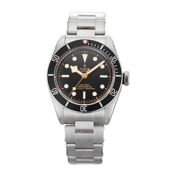 Pre-Owned Tudor Black Bay Black Steel Mens Watch M79230N-0009