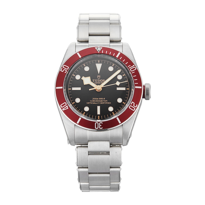 Pre-Owned Tudor Black Bay Black Steel Mens Watch M79230R-0012