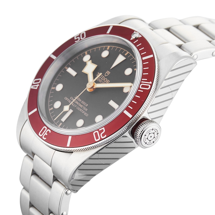 Pre-Owned Tudor Black Bay Black Steel Mens Watch M79230R-0012
