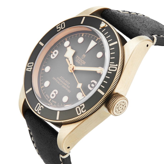 Pre-Owned Tudor Black Bay Bronze Mens Watch M79250BA-0001