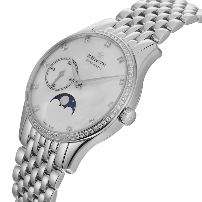 Pre-Owned Zenith Elite Ultra Thin 33MM Stainless Steel