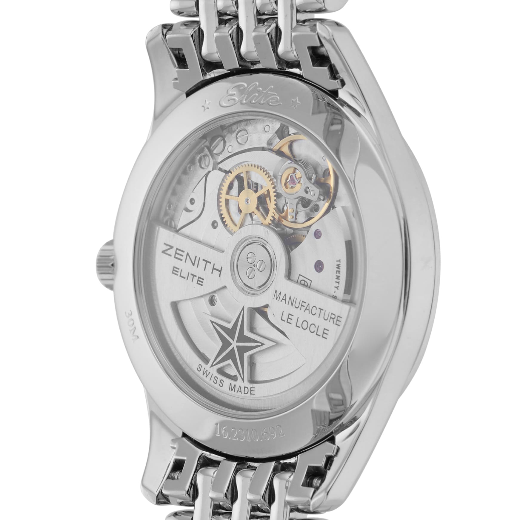 Pre-Owned Zenith Elite Ultra Thin 33MM Stainless Steel Pre-Owned Zenith Elite Ultra Thin 33MM Stainless Steel