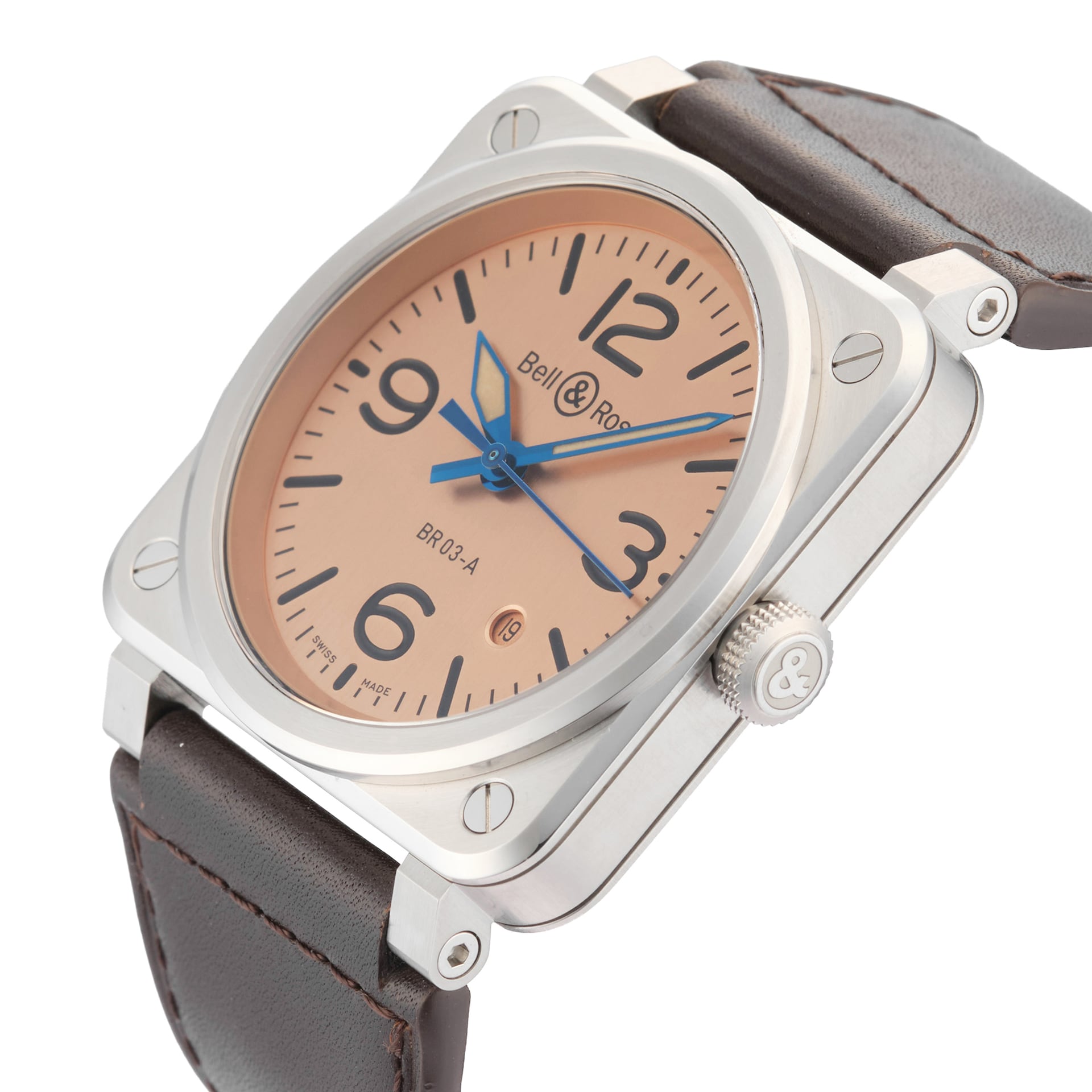 Pre-Owned Bell & Ross BR-03 Copper 41mm Stainless Steel Pre-Owned Bell & Ross BR-03 Copper 41mm Stainless Steel
