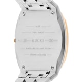 Pre-Owned Gucci 25H 38mm Stainless Steel and Yellow Gold PVD