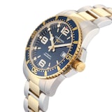 Pre-Owned Longines Hydroconquest 41mm Stainless Steel and Yellow Gold PVD