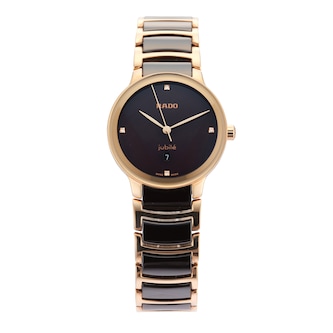 Pre-Owned Rado Centrix Diamonds 30.5mm Stainless Steel and PVD