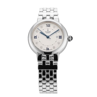 Pre-Owned Tudor Clair De Rose 30mm Stainless Steel
