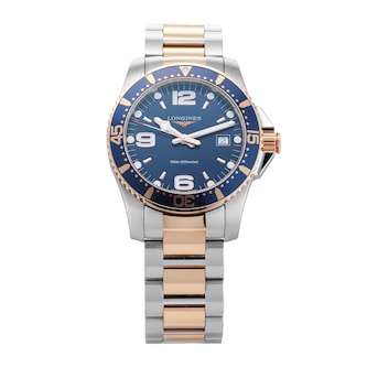Pre-Owned Longines Pre-Owned Longines HydroConquest 41mm Stainless Steel and Rose Gold PVD L37403987