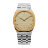 Pre-Owned Gucci 25H 38mm Stainless Steel and Yellow Gold PVD