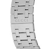Pre-Owned Gucci 25H 38mm Stainless Steel and Yellow Gold PVD