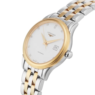 Pre-Owned Longines Flagship Classic 30mm Stainless Steel and Yellow Gold PVD Pre-Owned Longines Flagship Classic 30mm Stainless Steel and Yellow Gold PVD