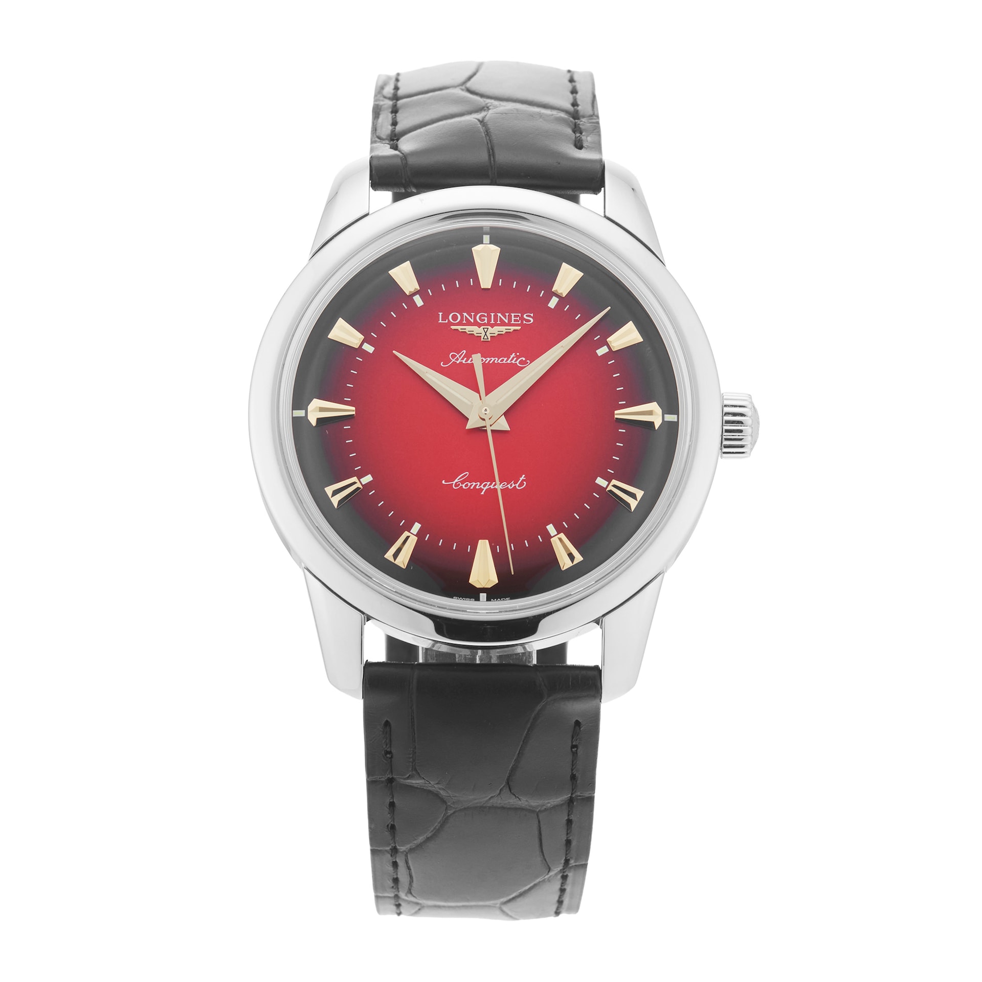 Pre-Owned Longines Conquest Heritage Year of the Snake Limited Edition 40mm Stainless Steel Pre-Owned Longines Conquest Heritage Year of the Snake Limited Edition 40mm Stainless Steel