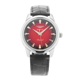 Pre-Owned Longines Conquest Heritage Year of the Snake Limited Edition 40mm Stainless Steel Pre-Owned Longines Conquest Heritage Year of the Snake Limited Edition 40mm Stainless Steel