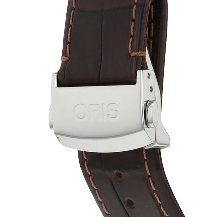 Pre-Owned Oris Artelier Skeleton Mens Watch 01 734 7591 4051