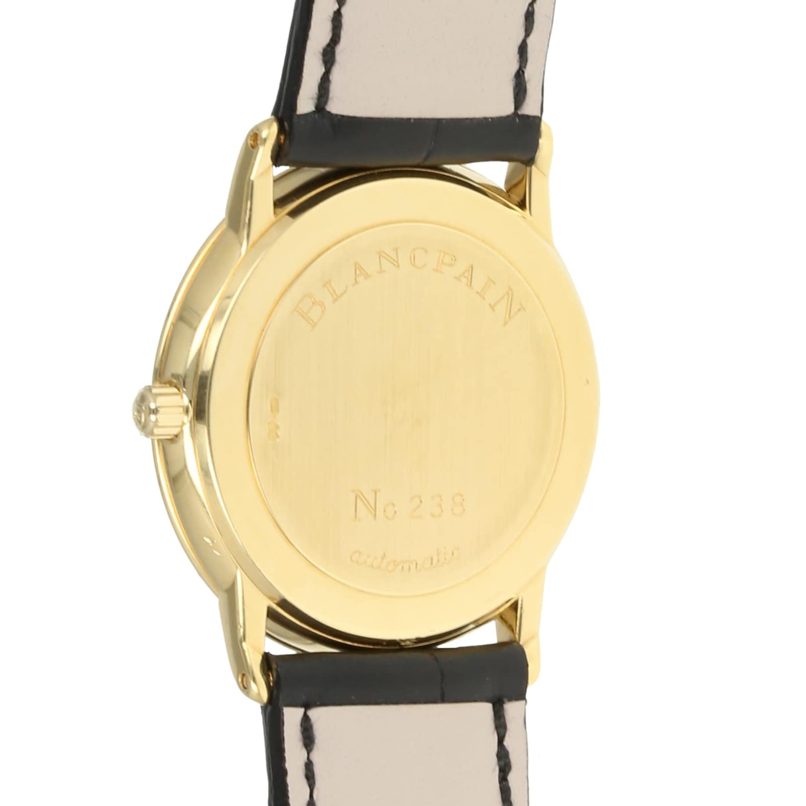 Pre-Owned Blancpain Villeret White Gold Mens Watch 0071-1418-55A Pre-Owned Blancpain Villeret White Gold Mens Watch 0071-1418-55A