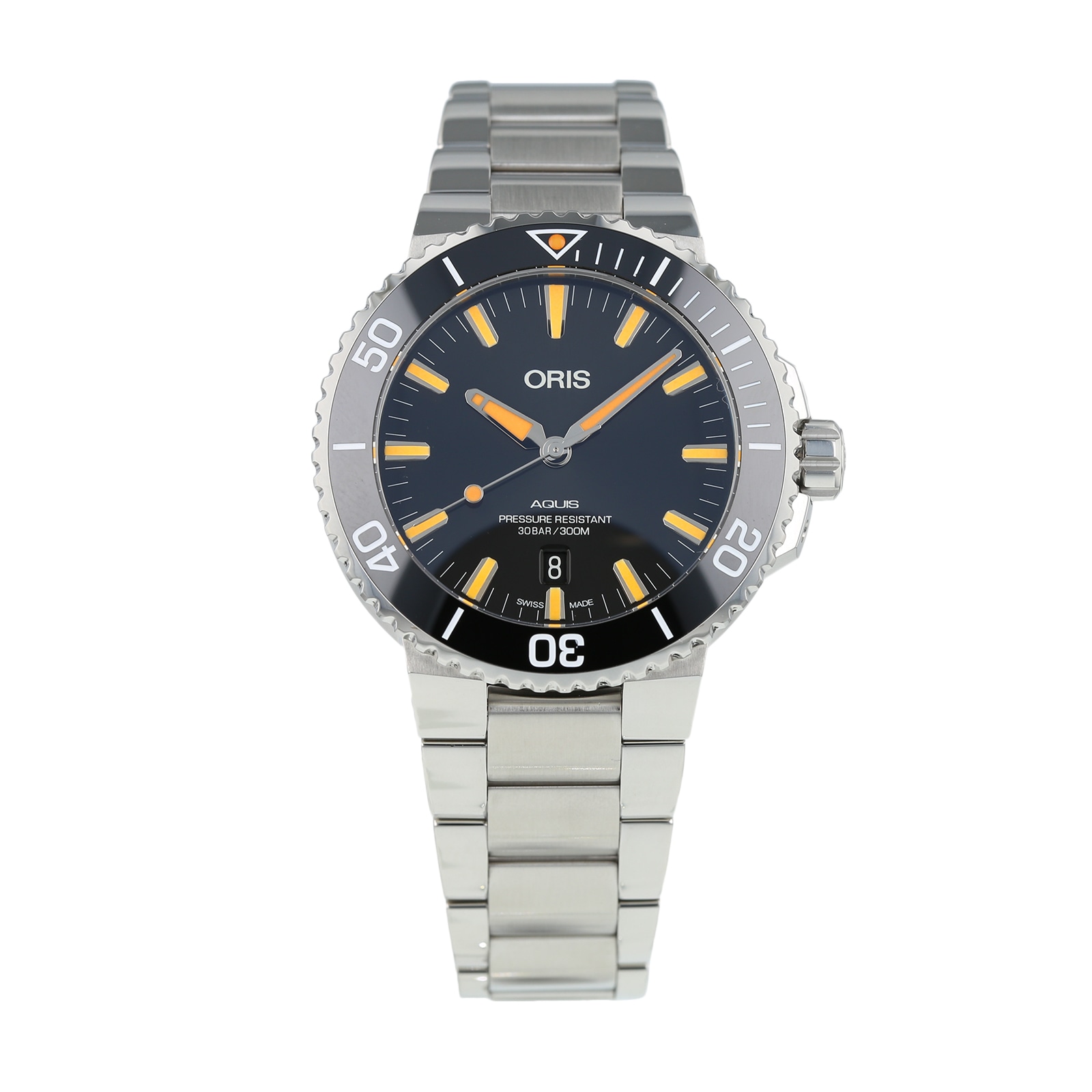 Pre owned oris outlet aquis