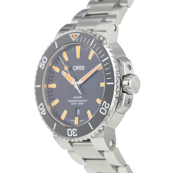 Pre-Owned Oris Aquis Date Mens Watch 01 733 7730 4159