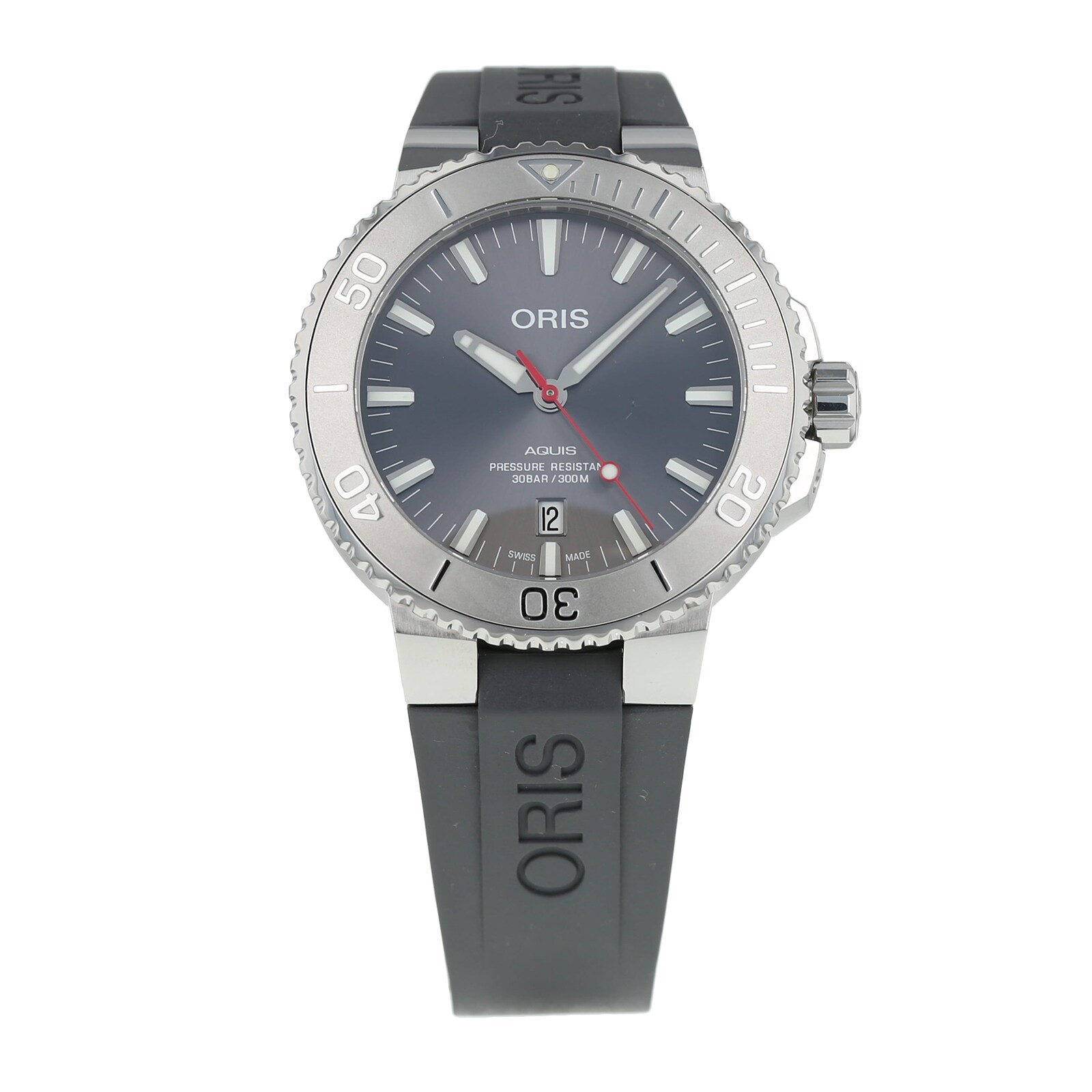 Pre Owned Oris Pre Owned Oris Aquis Date Relief Mens Watch 01 733