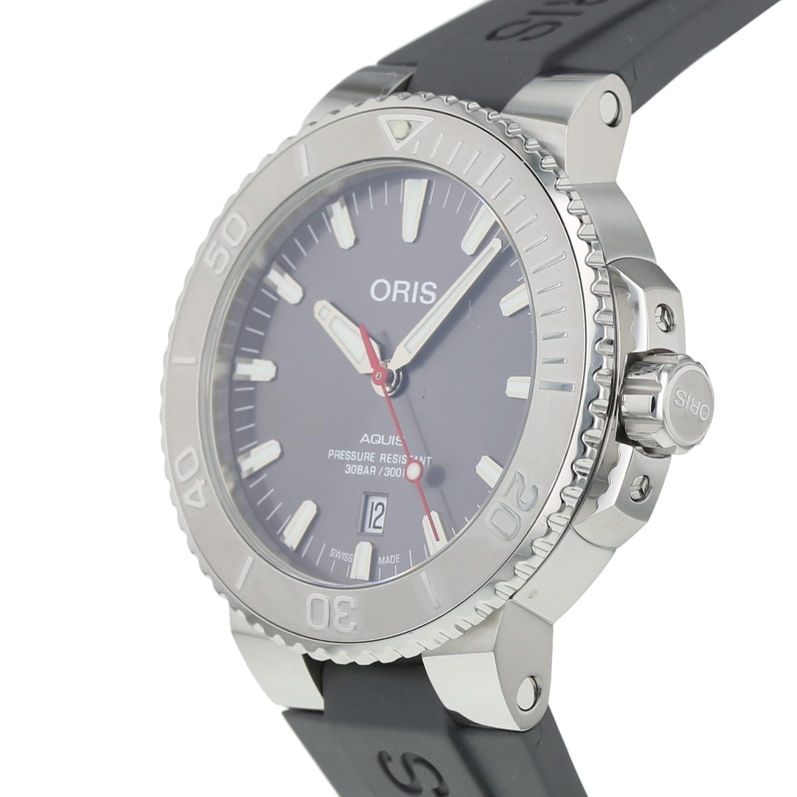 Pre Owned Oris Pre Owned Oris Aquis Date Relief Mens Watch 01 733