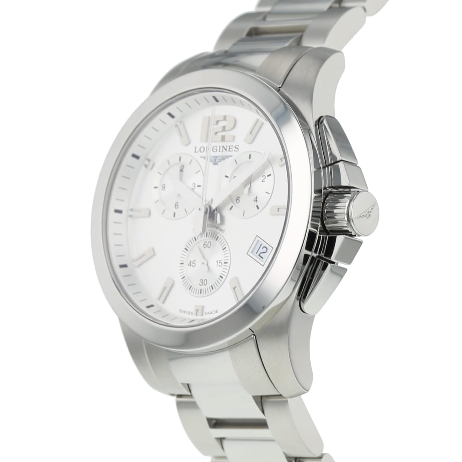 Pre-Owned Longines Conquest Mens Watch L3.660.4.76.6 Pre-Owned Longines Conquest Mens Watch L3.660.4.76.6