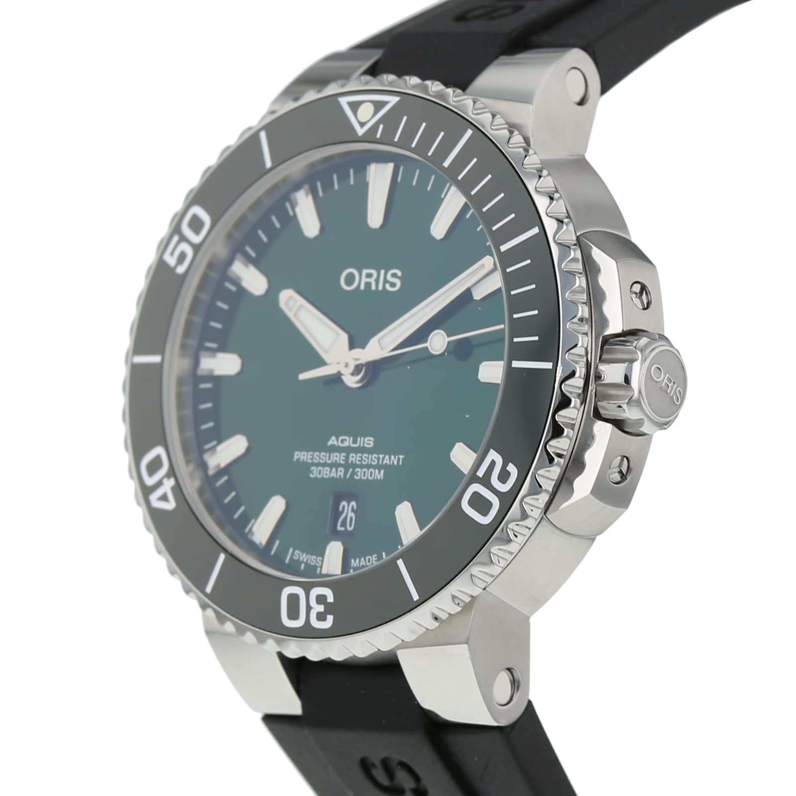 Pre Owned Oris Pre Owned Oris Aquis Date Mens Watch 01 733 7766