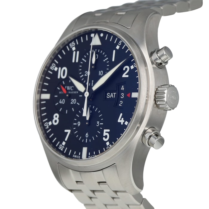 Pre-Owned IWC Pre-Owned IWC Pilot's Chronograph Mens Watch IW377704
