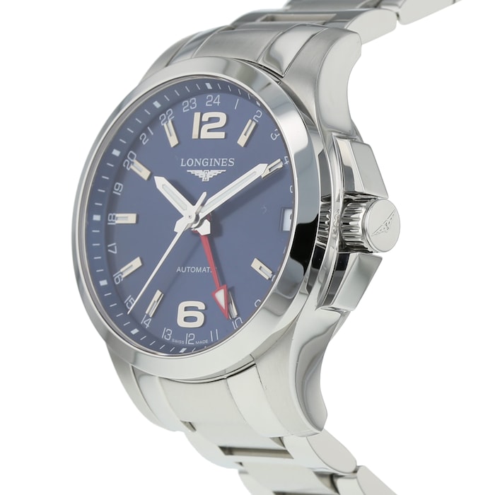 Pre-Owned Longines Conquest GMT Mens Watch L3.687.4.99.6