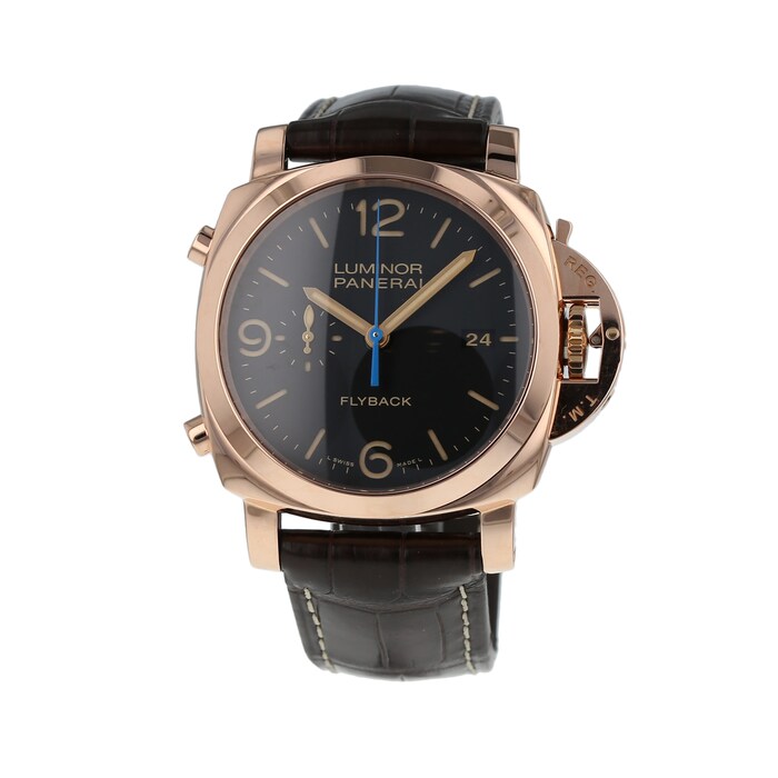 Pre-Owned Panerai Pre-Owned Panerai Luminor Chrono Flyback Mens Watch PAM00525