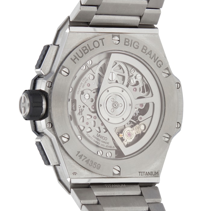 Pre-Owned Hublot Pre-Owned Hublot Big Bang Integral Titanium Mens Watch 451.NX.1170.NX