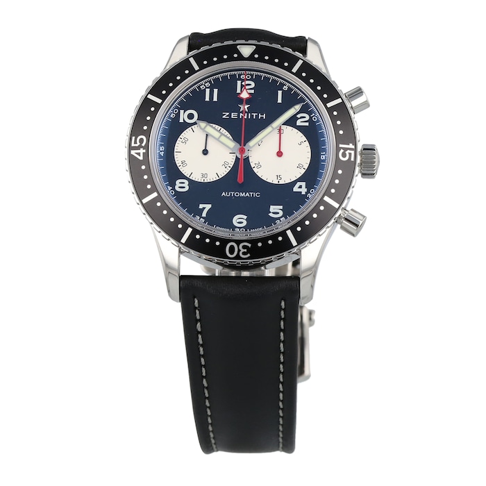 Pre-Owned Zenith Pre-Owned Zenith Pilot Chronograph Mens Watch 03.2242.4069/27.C774