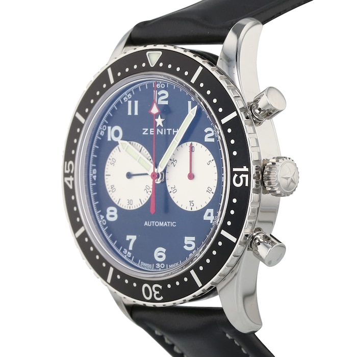 Pre-Owned Zenith Pilot Chronograph Mens Watch 03.2242.4069/27.C774