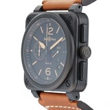 Pre-Owned Bell & Ross BR03-94 Heritage Mens Watch BR0394-HERI-CE
