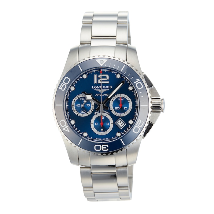 Pre-Owned Longines HydroConquest Mens Watch L3.883.4.96.6