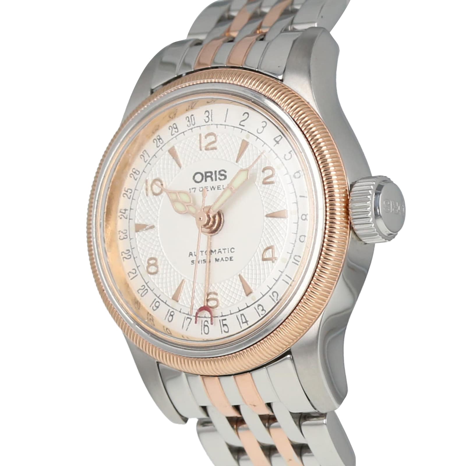 Pre Owned Oris Big Crown Pointer Date Ladies Watch 01 584 7550 4361