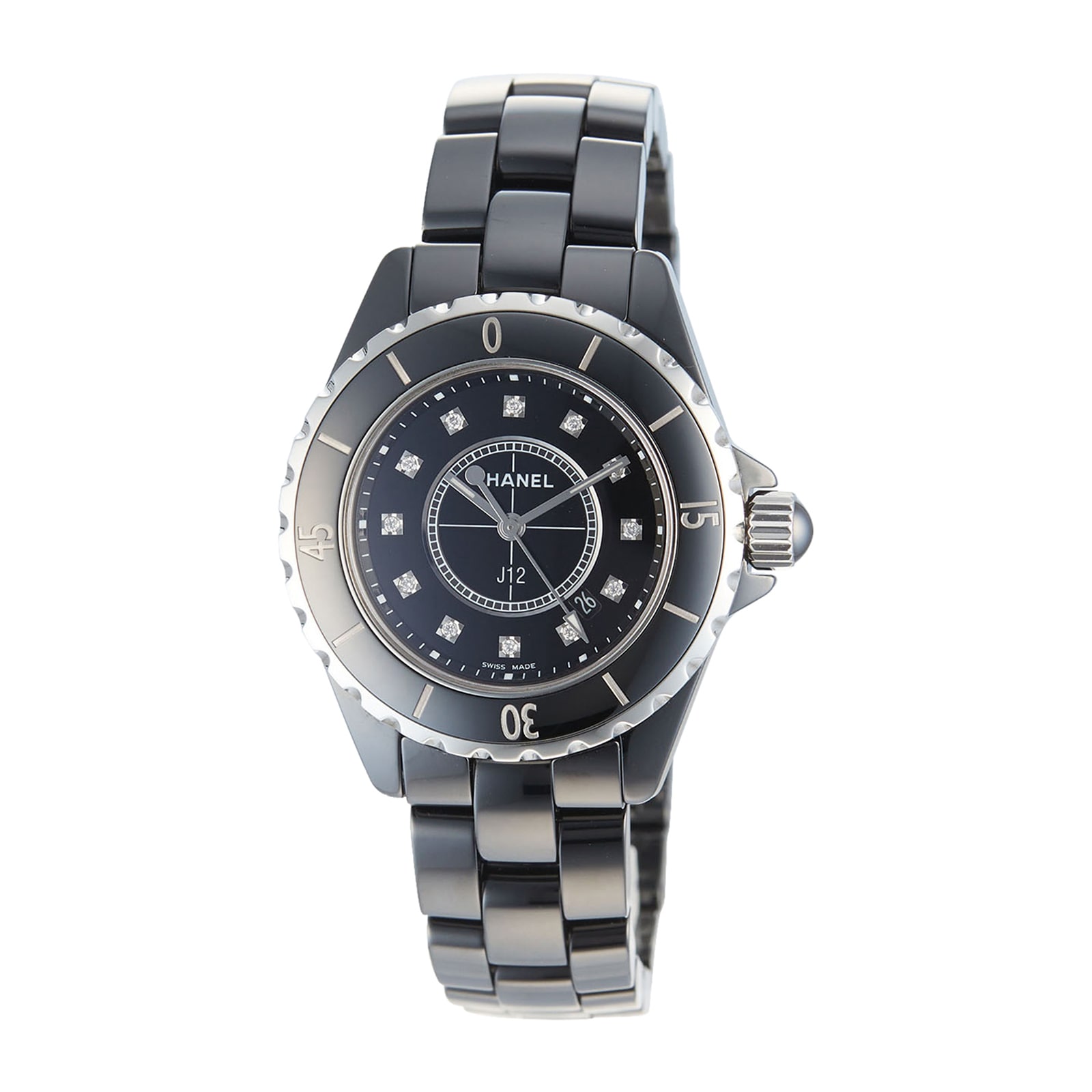 Chanel J12 White Ceramic Watch H5700 for 6200  Black Tag Watches