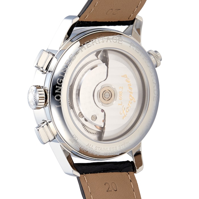Pre-Owned Longines Heritage Retrograde Mens Watch L4.797.4.71.2