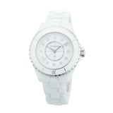 Pre-Owned Chanel J12 White Ceramic Ladies Watch H5703