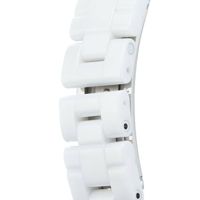 Pre-Owned Chanel J12 White Ceramic Ladies Watch H5703