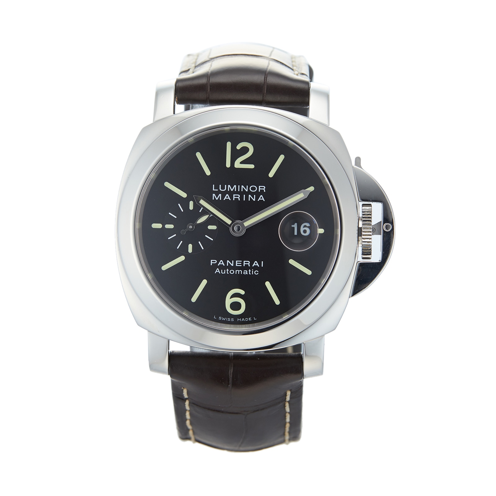 Pre Owned Panerai Pre Owned Panerai Luminor Marina Mens Watch