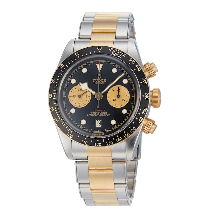 Pre-Owned Tudor Black Bay Chrono S&G Mens Watch M79363N-0001