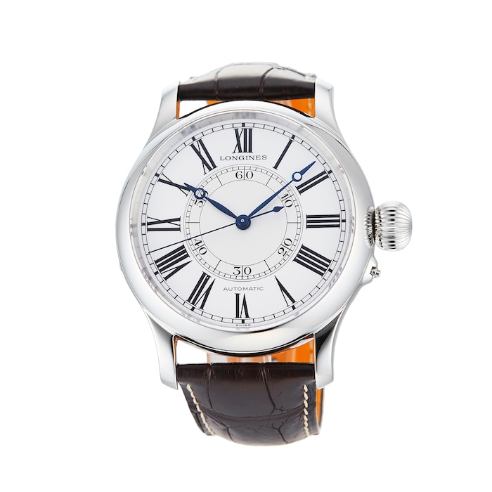 Pre-Owned Longines Weems Second-Setting Mens Watch L2.713.4.11.0
