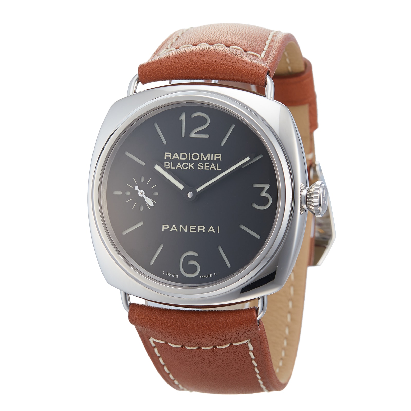 Pre Owned Panerai Pre Owned Panerai Radiomir Black Seal Mens Watch