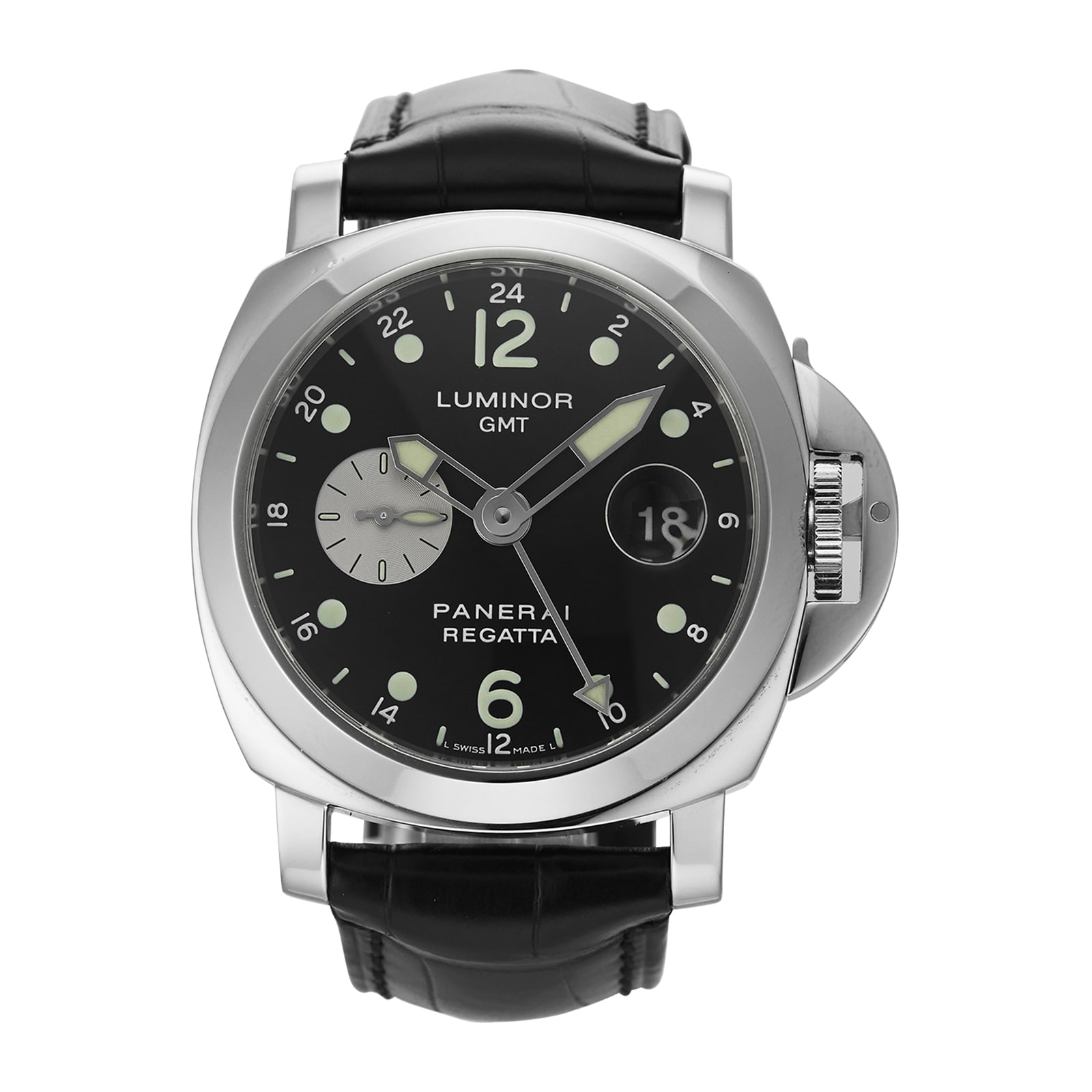 Pre Owned Panerai Pre Owned Panerai Luminor GMT Regatta Black