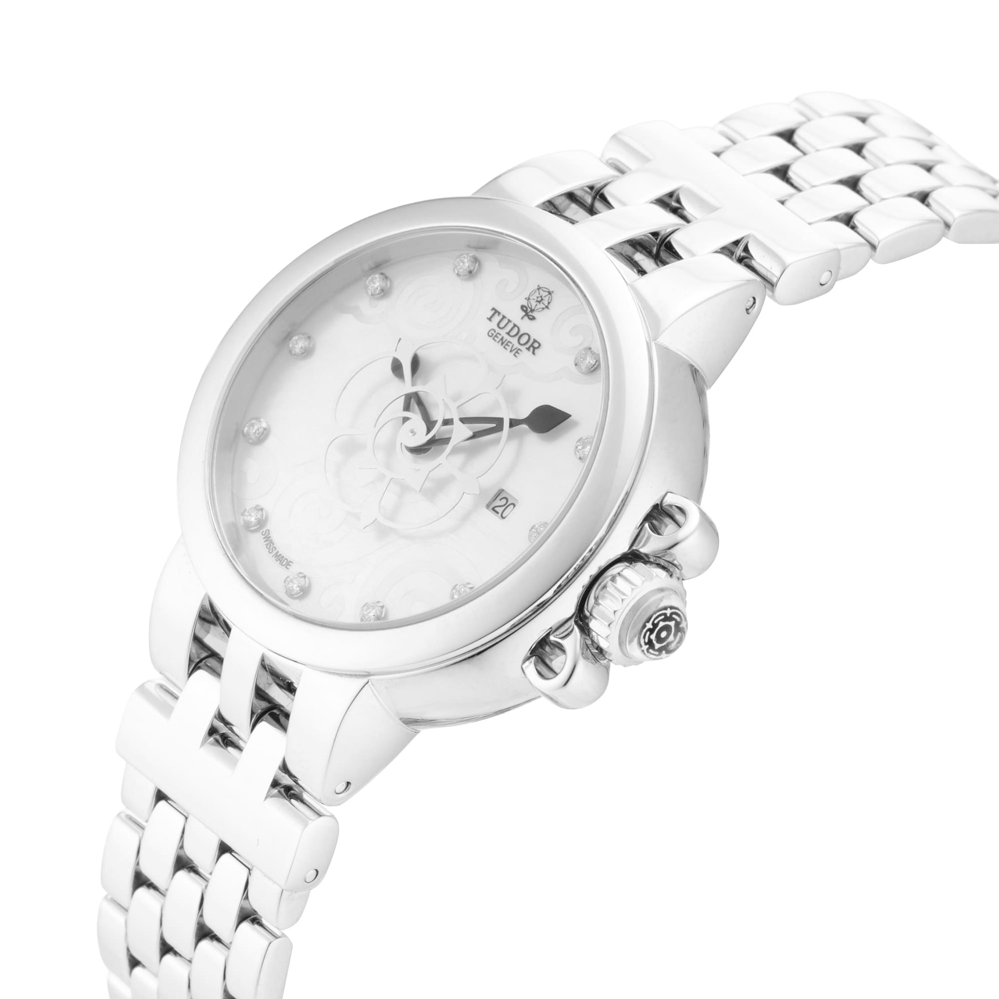 Pre-Owned Tudor Clair De Rose 30mm Stainless Steel