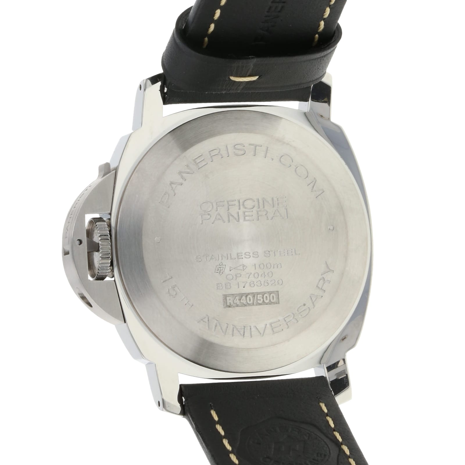 Pre Owned Panerai Pre Owned Panerai Luminor Base Logo Mens Watch