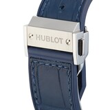 Pre-Owned Hublot Classic Fusion Titanium Blue Mens Watch 511.NX.7170.LR