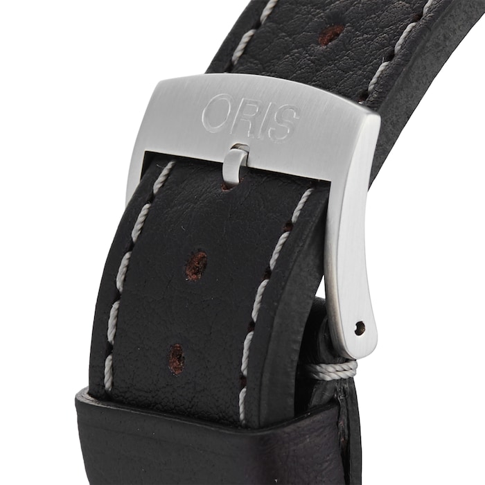 Pre-Owned Oris Big Crown Timer Black Steel Mens Watch 01 735 7660 4064