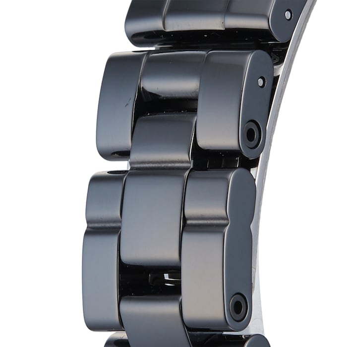 Pre-Owned Chanel J12 Black Ceramic Ladies Watch H1625