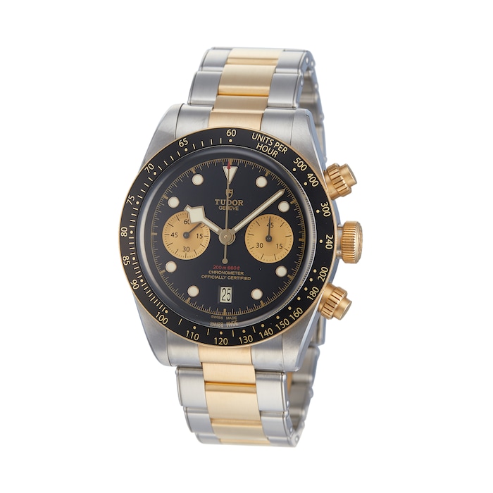 Pre-Owned Tudor Black Bay Chrono S&G Mens Watch M79363N-0001